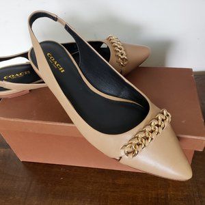 Coach Rodney Ballet Flats Slingback